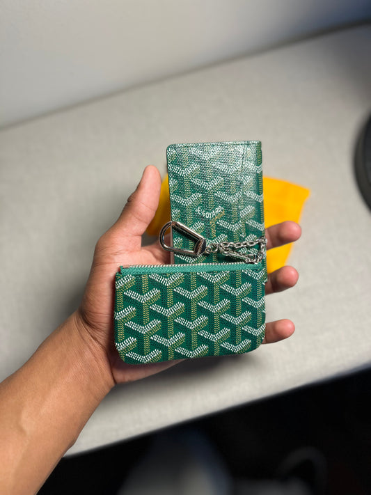GOYARD WALLET & COIN POUCH